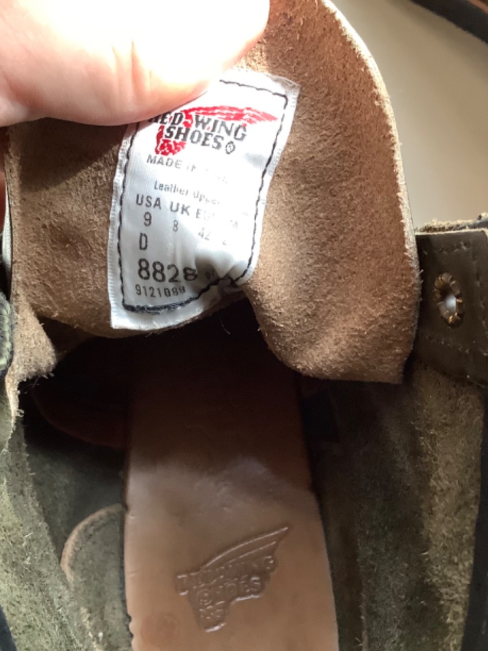 Red Wing 8828 Moc Toe Alpine Green - Picture 3 of 5